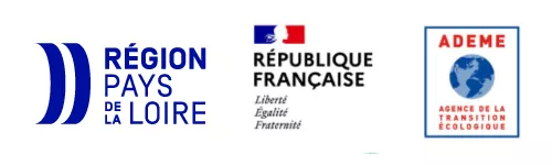 Avec le soutien de : Région Pays de la loire, République fra,çaise, ADEME