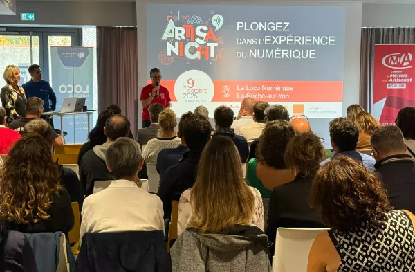 Artisa'night - soirée événement organisée par la CMA pour artisans chefs d’entreprise